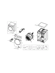 Main Assy parts for Samsung Washer WF330ANB/XAA-05 from AppliancePartsPros.com