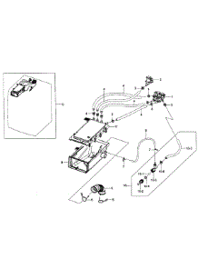 Drawer Housing parts for Samsung Washer WF457ARGSGR/AA-0F from AppliancePartsPros.com