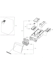 Drawer Assy parts for Samsung Washer WF405ATPASU/A2-00 from AppliancePartsPros.com