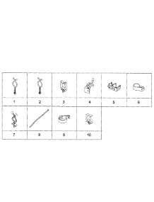 Wire Holder parts for Samsung Washer WF350ANW/XAA-07 from AppliancePartsPros.com