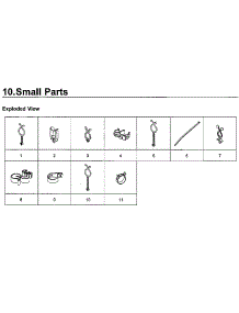 Small Parts parts for Samsung Washer WV55M9600AW/A5-01 from AppliancePartsPros.com