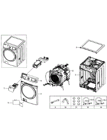 Main Assy parts for Samsung Washer WF511ABW/XAA-02 from AppliancePartsPros.com