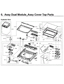 Dual Module 1 parts for Samsung Washer WV60M9900AV/A5-01 from AppliancePartsPros.com