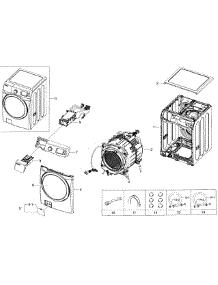 Main Assy parts for Samsung Washer WF455ARGSWR/A2-00 from AppliancePartsPros.com
