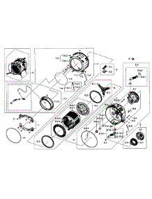 Tub / Drum Assy parts for Samsung Washer WF435ATGJRA/A1-02 from AppliancePartsPros.com
