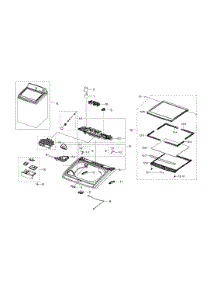 Top Cover parts for Samsung Washer WA456DRHDWR/AA-02 from AppliancePartsPros.com