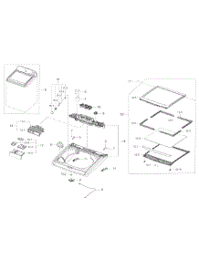 Cover Top parts for Samsung Washer WA45H7000AW/A2-02 from AppliancePartsPros.com