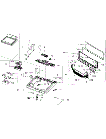 Top Section parts for Samsung Washer WA48J7770AP/A2-01 from AppliancePartsPros.com