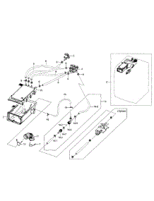 Housing Drawer parts for Samsung Washer WF520ABW/XAA-04 from AppliancePartsPros.com