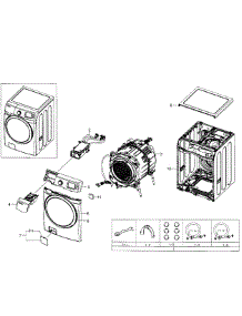 Man Section parts for Samsung Washer WF511ABR/XAA-04 from AppliancePartsPros.com