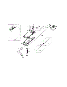 Housing-Drawer parts for Samsung Washer WF448AAW/XAA-07 from AppliancePartsPros.com