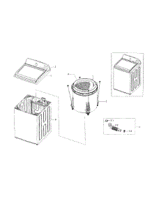 Main Assy parts for Samsung Washer WA48H7400AW/A2-00 from AppliancePartsPros.com