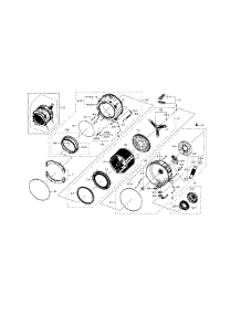 Tub & Drum parts for Samsung Washer WF330ANW/XAA-04 from AppliancePartsPros.com