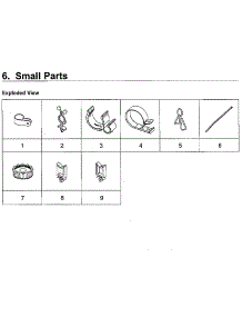Small Parts parts for Samsung Washer WA40J3000AW/AA-12 from AppliancePartsPros.com