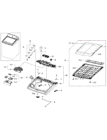 Top Cover parts for Samsung Washer WA400PJHDWR/AA-01 from AppliancePartsPros.com