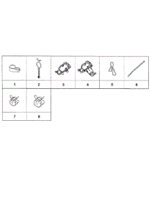 Holders parts for Samsung Washer WA400PJHDWR/AA-01 from AppliancePartsPros.com