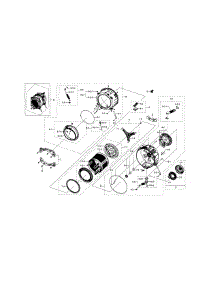 Tub & Drum parts for Samsung Washer WF433BTGJWR/A1-00 from AppliancePartsPros.com