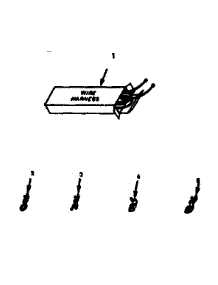 Illustration And Parts List For Wire Harnesses And Component parts for Kenmore Range 911.7898511 (9117898511, 911 7898511) from AppliancePartsPros.com