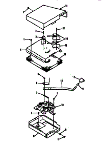Illustration For Power Lock Section parts for Kenmore Range 911.7898511 (9117898511, 911 7898511) from AppliancePartsPros.com