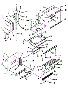 Upper Oven Pedestal Section parts for Kenmore Range 911.7898514 (9117898514, 911 7898514) from AppliancePartsPros.com