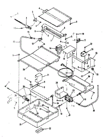 Broiler & Oven Burner Section parts for Kenmore Range 911.7898514 (9117898514, 911 7898514) from AppliancePartsPros.com