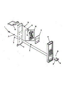 Control Panel Section parts for Kenmore Range 911.7898513 (9117898513, 911 7898513) from AppliancePartsPros.com