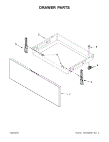 Drawer Parts parts for Kenmore Range 664.95113610 (66495113610, 664 95113610) from AppliancePartsPros.com