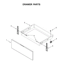 Drawer Parts parts for Kenmore Range 664.95113611 (66495113611, 664 95113611) from AppliancePartsPros.com