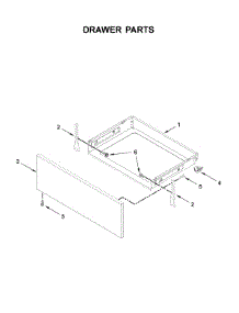 Drawer Parts parts for Kenmore Range 664.95113612 (66495113612, 664 95113612) from AppliancePartsPros.com
