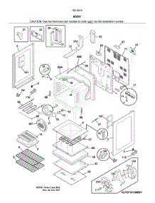 Body parts for Kenmore Range 790.96182715 (79096182715, 790 96182715) from AppliancePartsPros.com