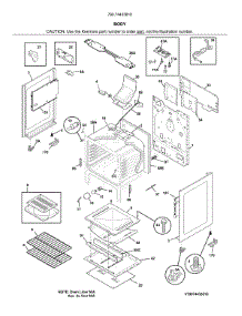 Body parts for Kenmore Range 790.74433810 (79074433810, 790 74433810) from AppliancePartsPros.com