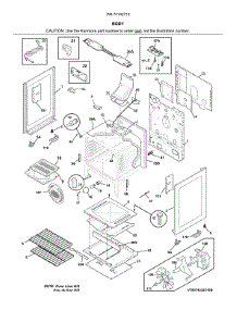Body parts for Kenmore Range 790.74142712 (79074142712, 790 74142712) from AppliancePartsPros.com