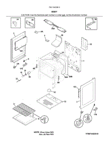 Body parts for Kenmore Range 790.74423810 (79074423810, 790 74423810) from AppliancePartsPros.com