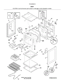 Body parts for Kenmore Range 790.92563810 (79092563810, 790 92563810) from AppliancePartsPros.com