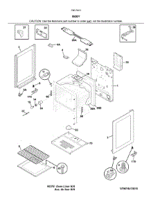 Body parts for Kenmore Range 790.74419810 (79074419810, 790 74419810) from AppliancePartsPros.com