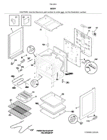 Body parts for Kenmore Range 790.93019315 (79093019315, 790 93019315) from AppliancePartsPros.com