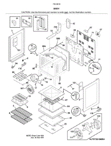 Body parts for Kenmore Range 790.96182714 (79096182714, 790 96182714) from AppliancePartsPros.com