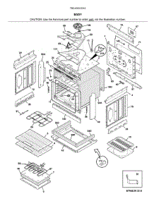 Body parts for Kenmore Range 790.42513315 (79042513315, 790 42513315) from AppliancePartsPros.com