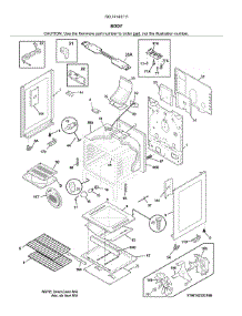 Body parts for Kenmore Range 790.74143711 (79074143711, 790 74143711) from AppliancePartsPros.com