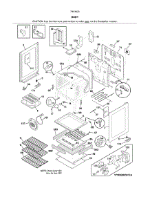Body parts for Kenmore Range 790.94209314 (79094209314, 790 94209314) from AppliancePartsPros.com
