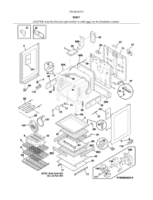 Body parts for Kenmore Range 790.94243313 (79094243313, 790 94243313) from AppliancePartsPros.com