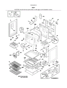Body parts for Kenmore Range 790.94209313 (79094209313, 790 94209313) from AppliancePartsPros.com