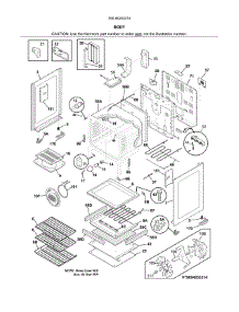 Body parts for Kenmore Range 790.94203315 (79094203315, 790 94203315) from AppliancePartsPros.com