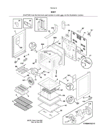 Body parts for Kenmore Range 790.94192313 (79094192313, 790 94192313) from AppliancePartsPros.com