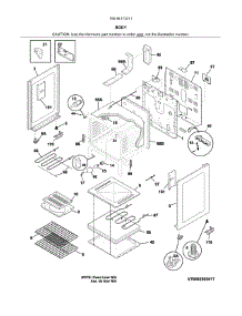 Body parts for Kenmore Range 790.94173311 (79094173311, 790 94173311) from AppliancePartsPros.com
