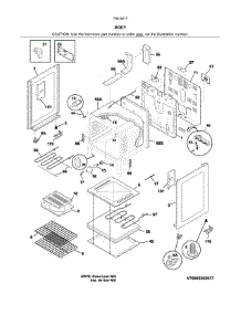 Body parts for Kenmore Range 790.94179311 (79094179311, 790 94179311) from AppliancePartsPros.com