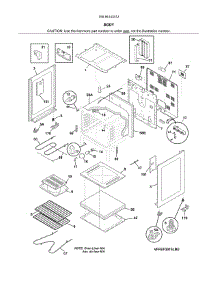 Body parts for Kenmore Range 790.94143312 (79094143312, 790 94143312) from AppliancePartsPros.com