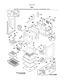 Body parts for Kenmore Range 790.94193313 (79094193313, 790 94193313) from AppliancePartsPros.com