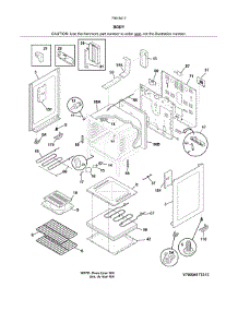 Body parts for Kenmore Range 790.94172313 (79094172313, 790 94172313) from AppliancePartsPros.com