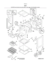 Body parts for Kenmore Range 790.94142312 (79094142312, 790 94142312) from AppliancePartsPros.com